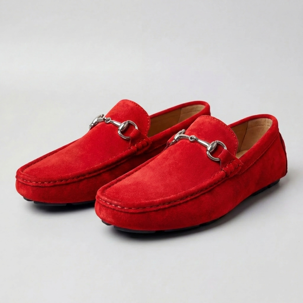 Moccasin med metalldetalj för män