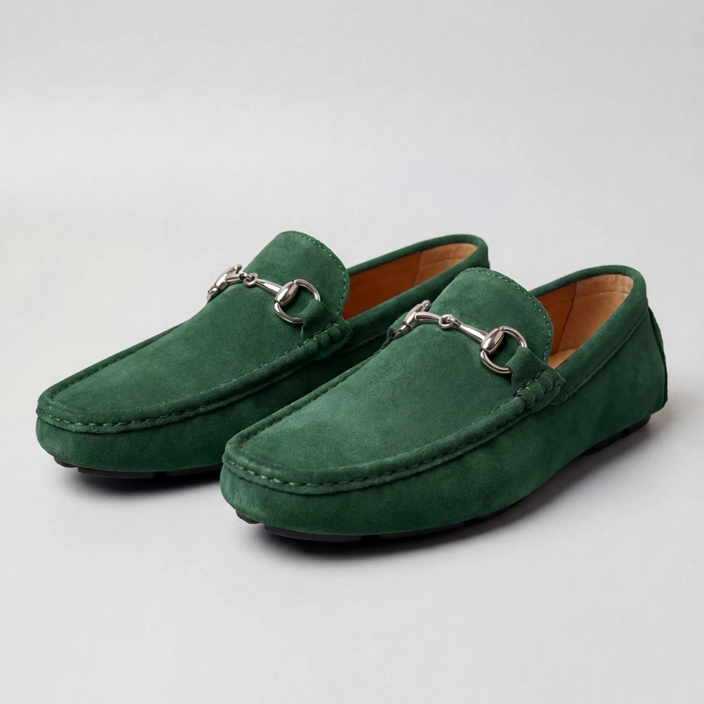 Moccasin med metalldetalj för män