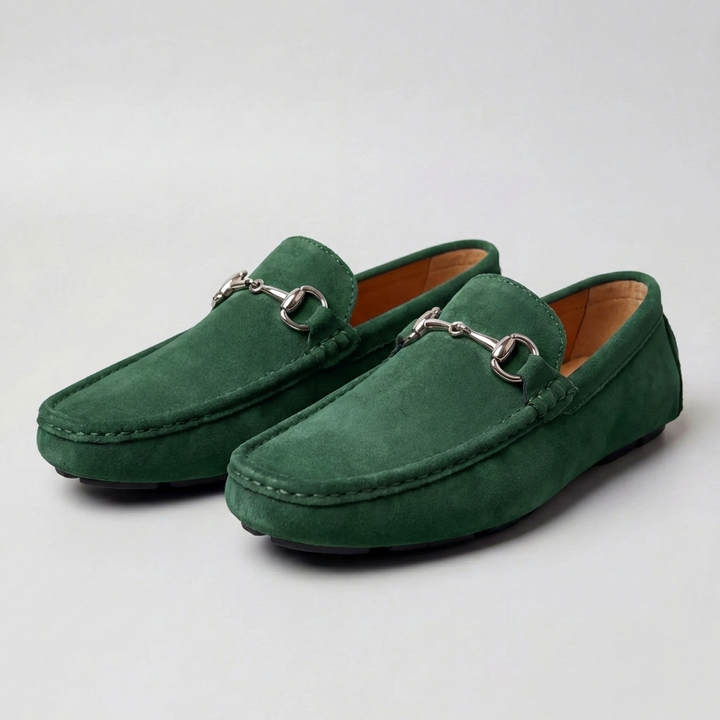 Moccasin med metalldetalj för män