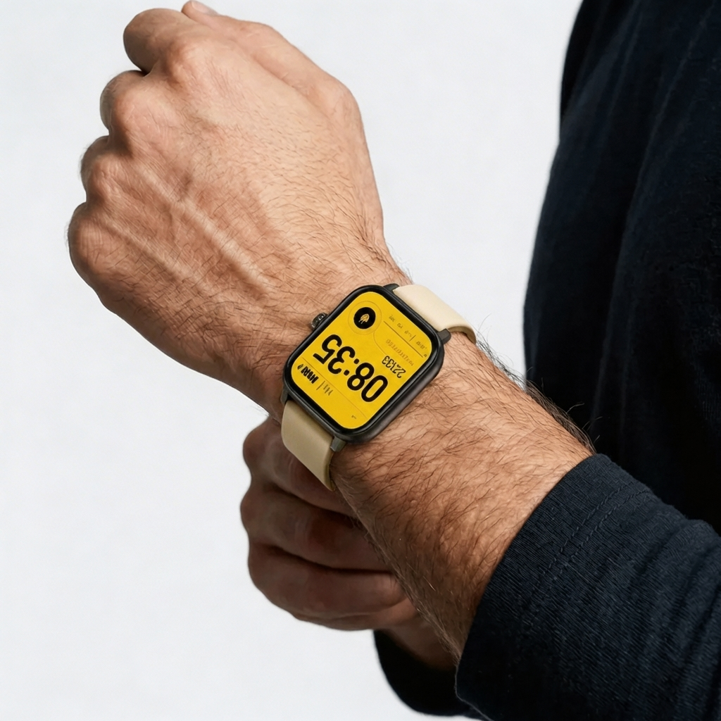 Fullfärgs pekskärm fitness smartwatch