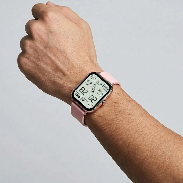 Fullfärgs pekskärm fitness smartwatch