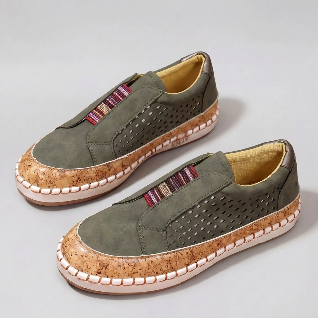 Slip-On Lågtoppscasualskor för Kvinnor