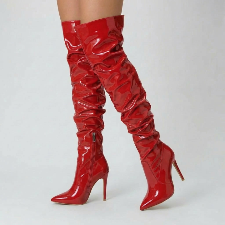 Over-The-Knee Stiletto Hæl Støvler för Kvinnor