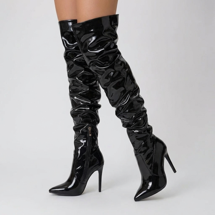 Over-The-Knee Stiletto Hæl Støvler för Kvinnor