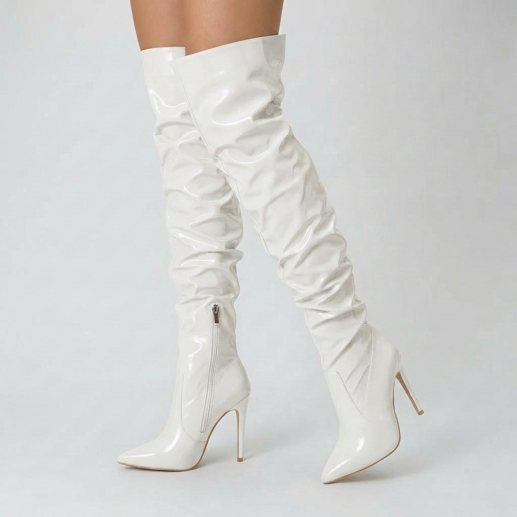 Over-The-Knee Stiletto Hæl Støvler för Kvinnor