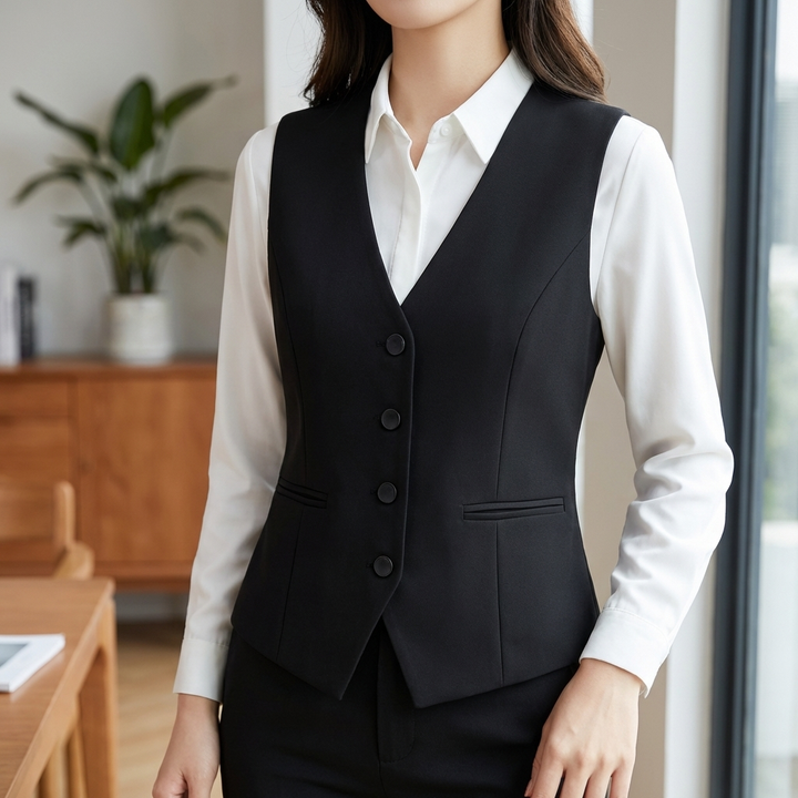 Chic Vintage Blazer för Kvinnor