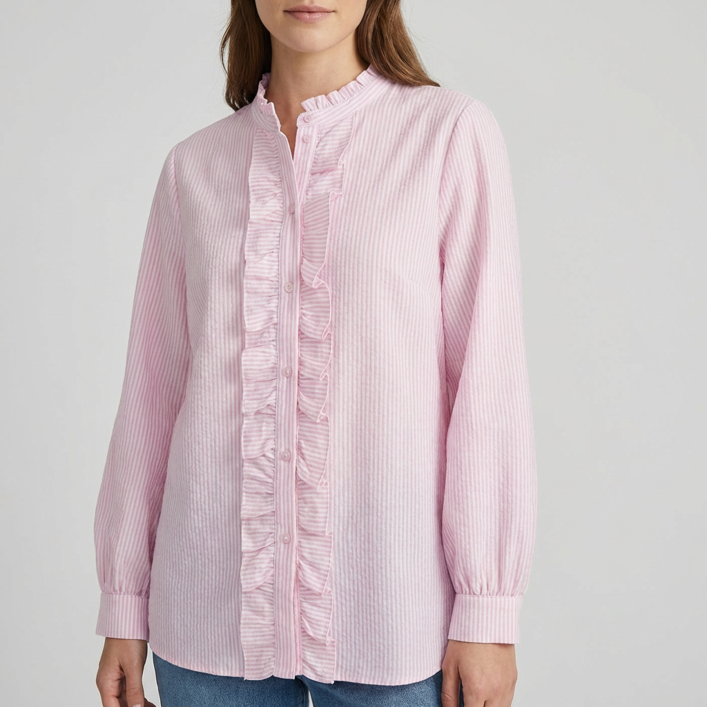 Randig Kvinnors Blus
