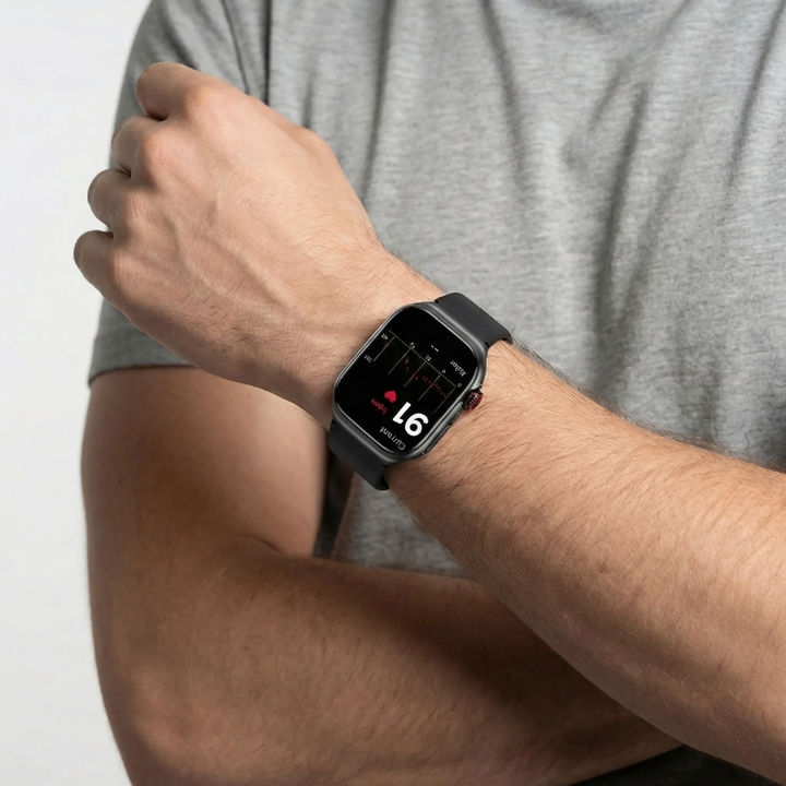 Touchscreen Fitness Smartwatch Med Hälsosensorer