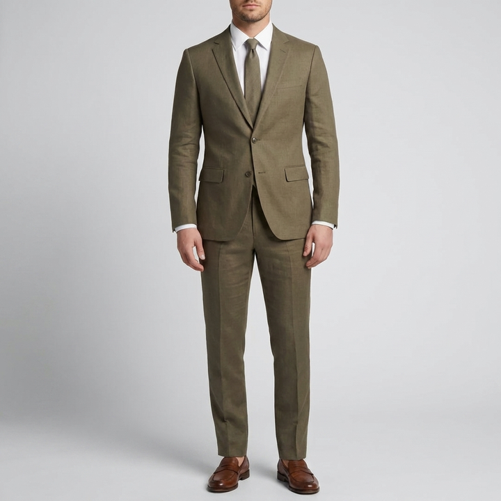 Tvådelad Casual Blazer Och Byxset