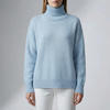 Stickad Turtleneck Tröja För Kvinnor