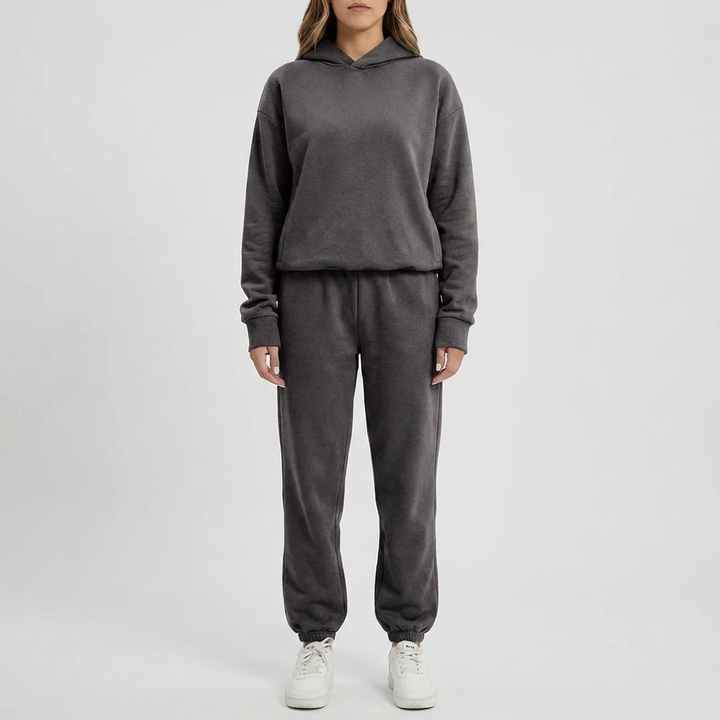 Hooded Sweatshirt Och Jogger Set