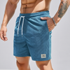Avslappnade Velour Shorts för Män
