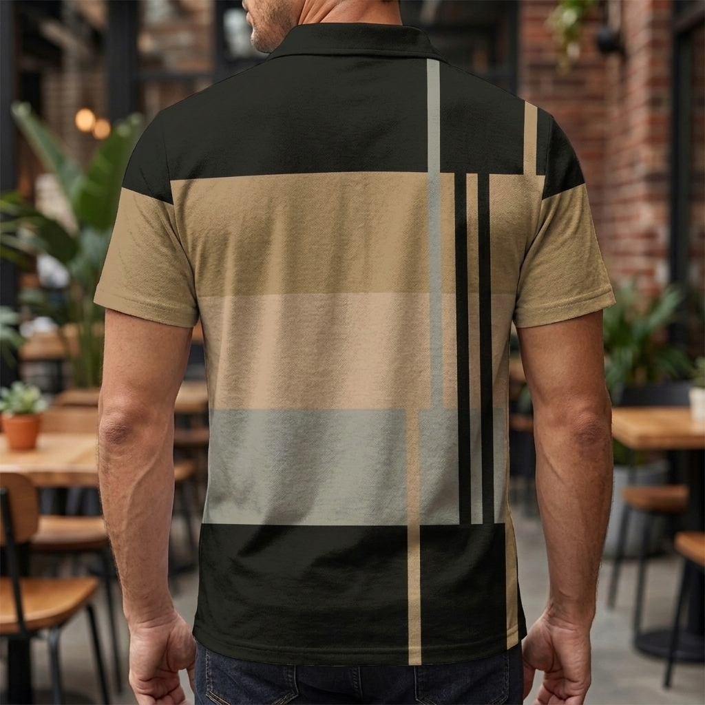 Modern Poloshirt för Män