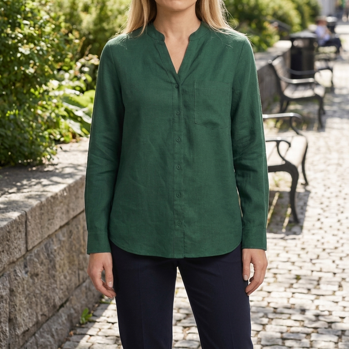 Ansträngningslös Elegans Blus för Kvinnor