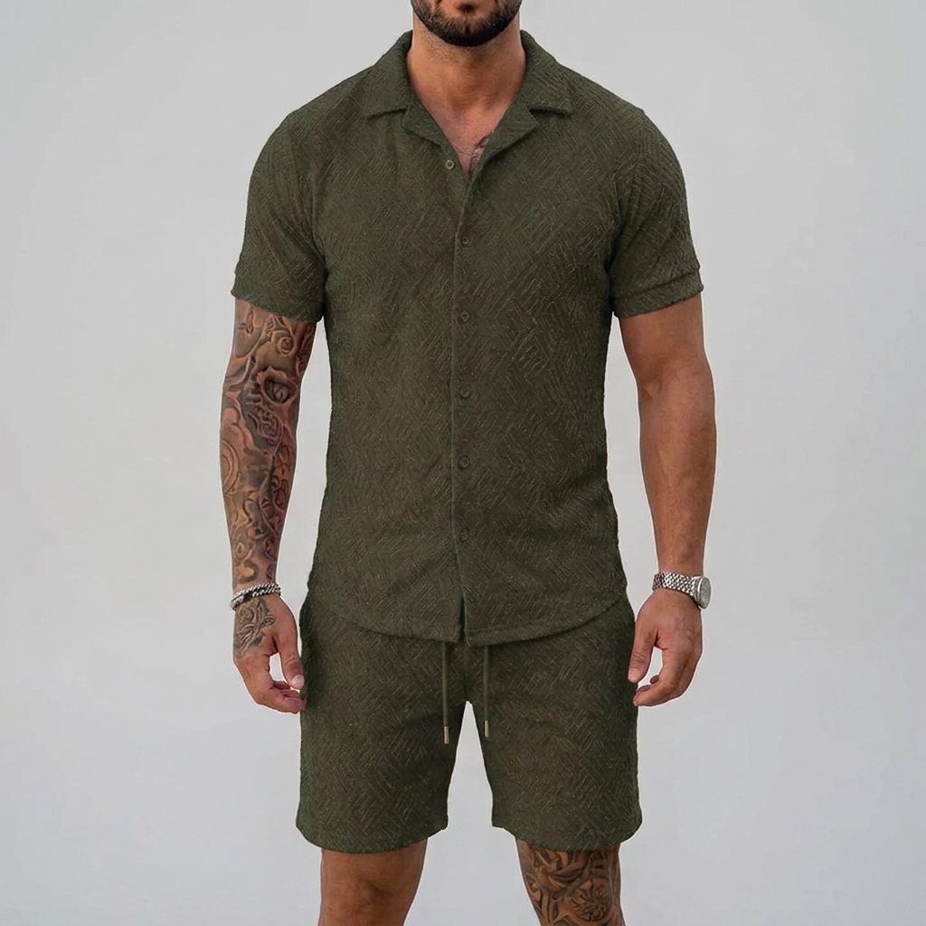 Tvådelat Outfit Sommarsätt för Män