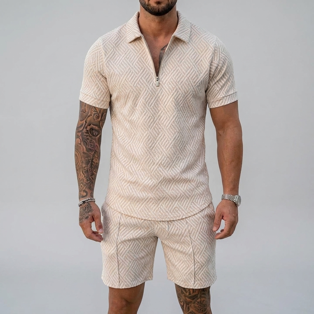 Tvådelat Outfit Sommarsätt för Män