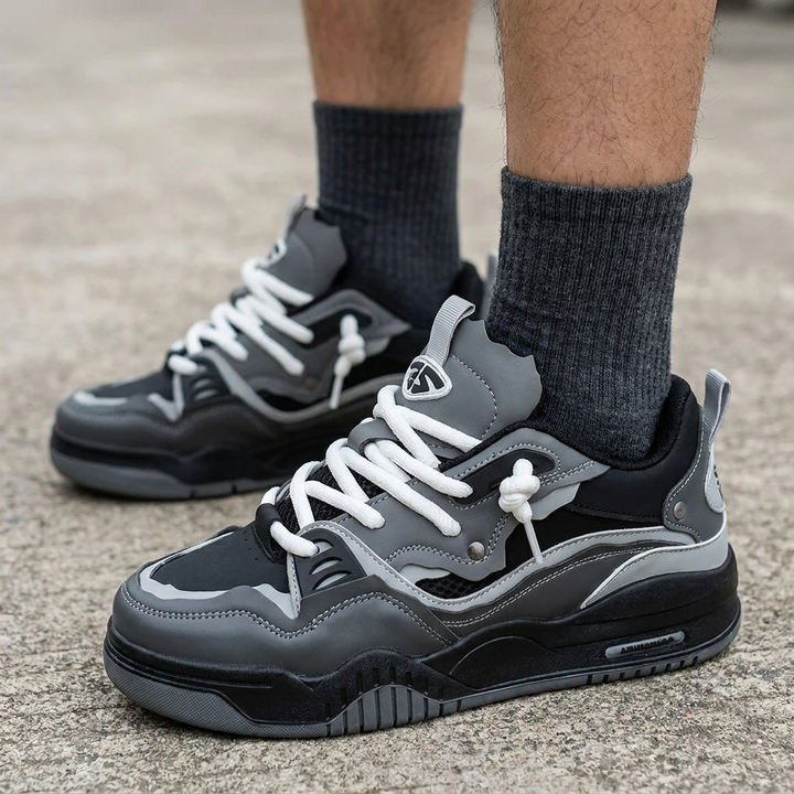 Låg-top Sportig Casual Sneaker för Män