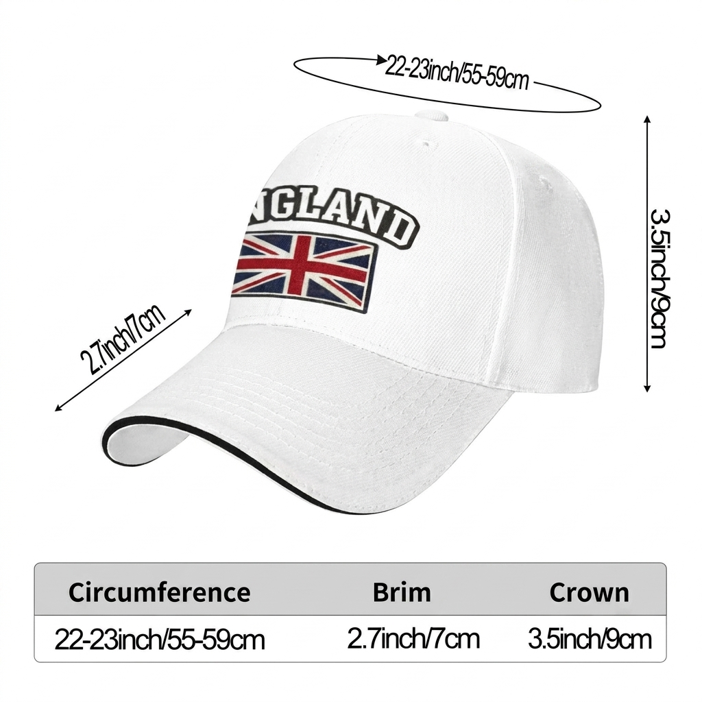 England UK Flag Baseball Cap