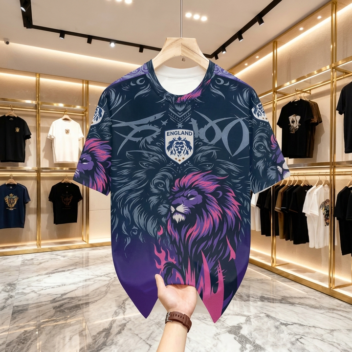 Mans England Lion Fotbollströja