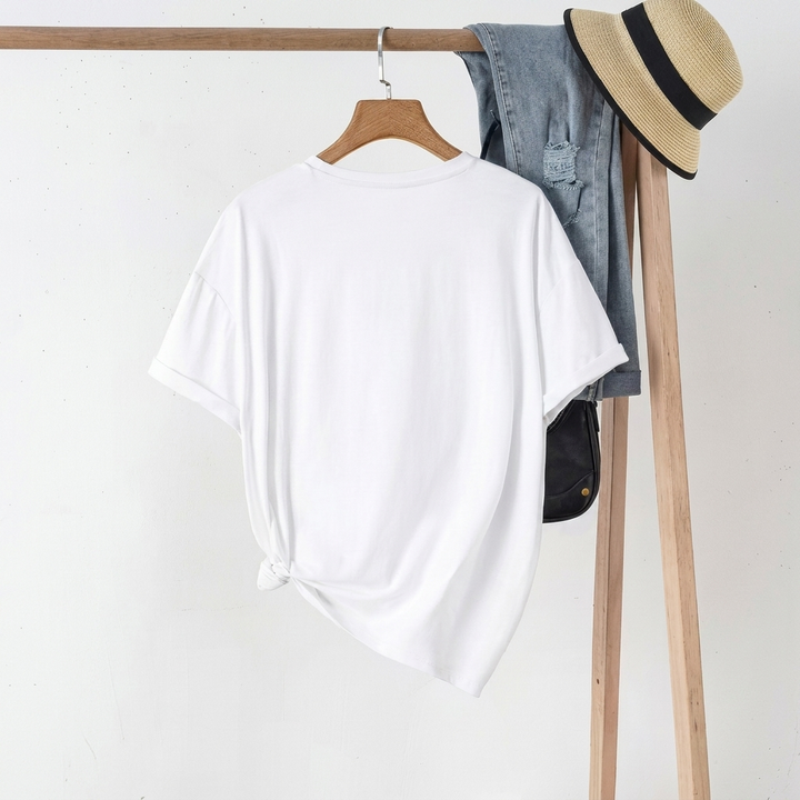 Kvinnors Casual Fotboll T-Shirt