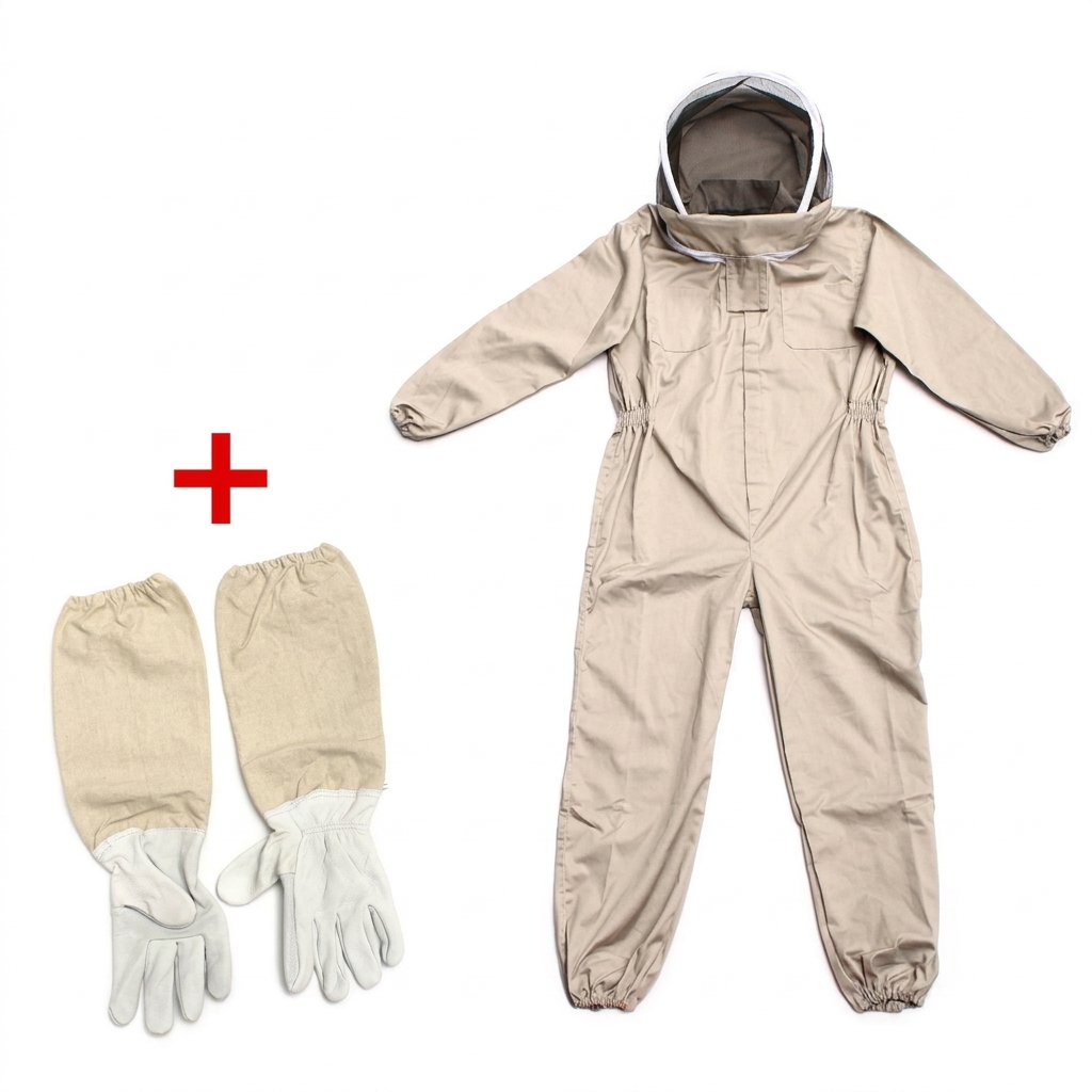 Helkropps Biavlerdräkt med Ventilation och Skyddshandskar