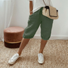 Casual Dame Shorts i Bomull och Hør