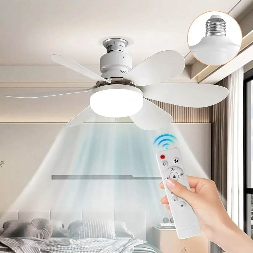 Moderne Loftlampe med Fjernbetjening og Justerbar LED-lys