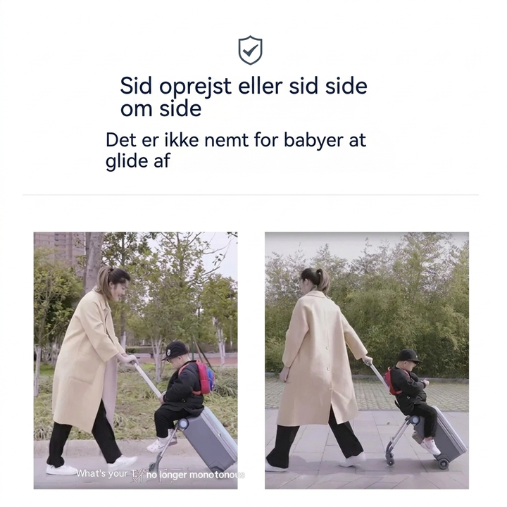 Multifunktionell Barnväska med Sitt- och Ryttfunktion för Resor