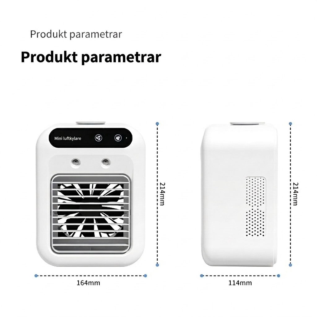 Kompakt Husgerads Luftkylfläkt