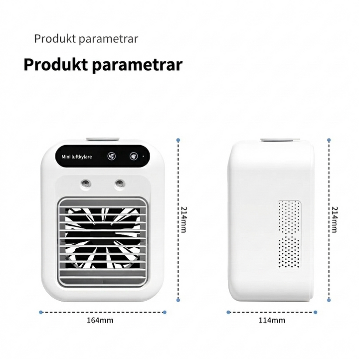 Kompakt Husgerads Luftkylfläkt