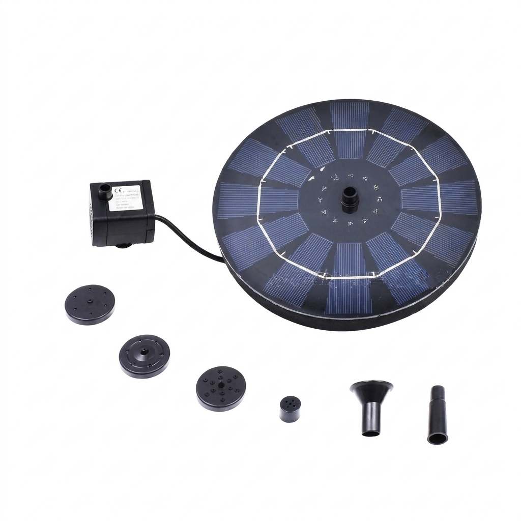 Energieffektiv solcellsdriven fontänpump