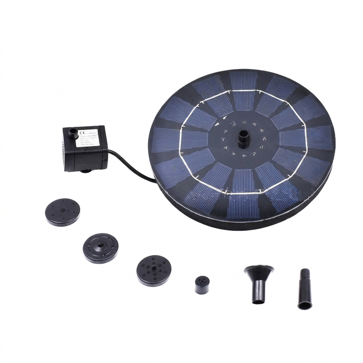Energieffektiv solcellsdriven fontänpump