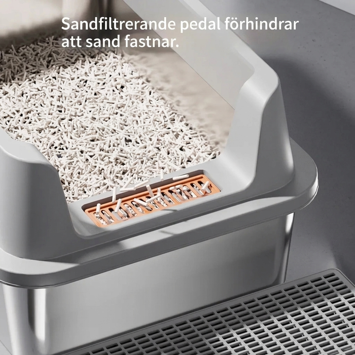 Nest Stål Kattlåda