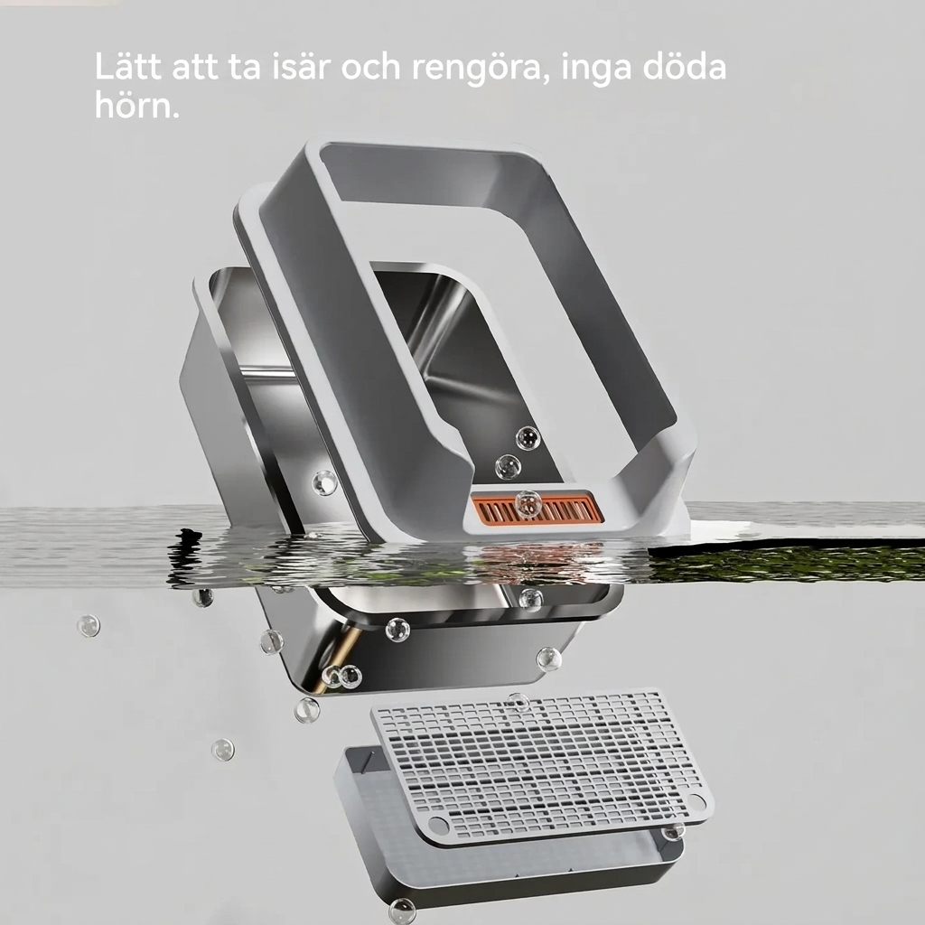 Nest Stål Kattlåda