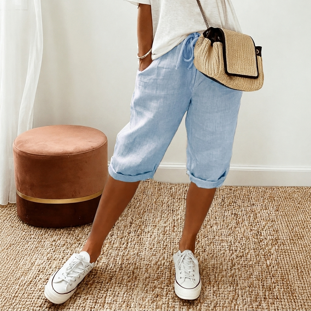 Kvinnors Avslappnade Shorts