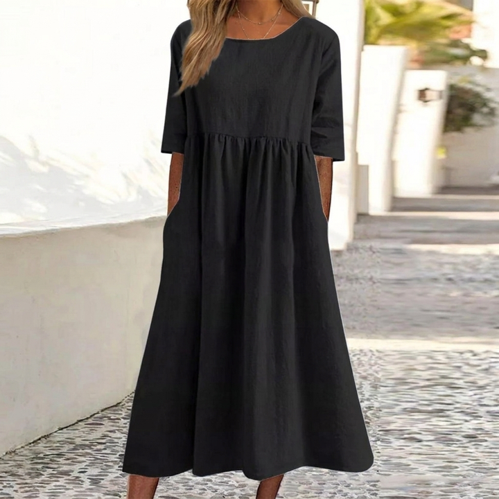 Kvinnors eleganta casual klänning