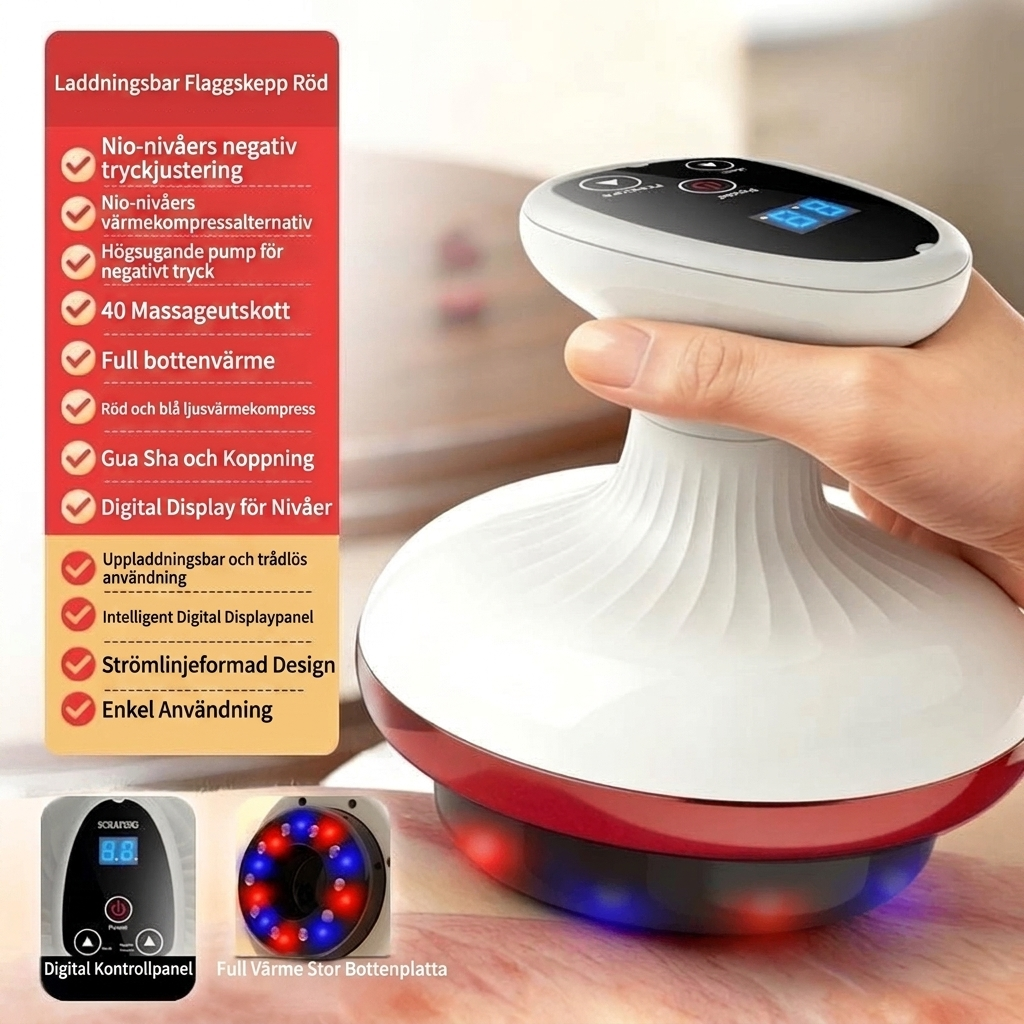 Elektrisk Gua Sha Bräda Massager