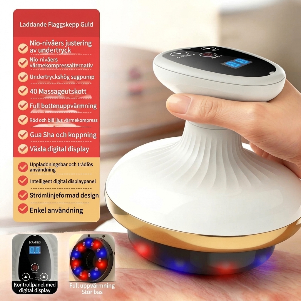 Elektrisk Gua Sha Bräda Massager