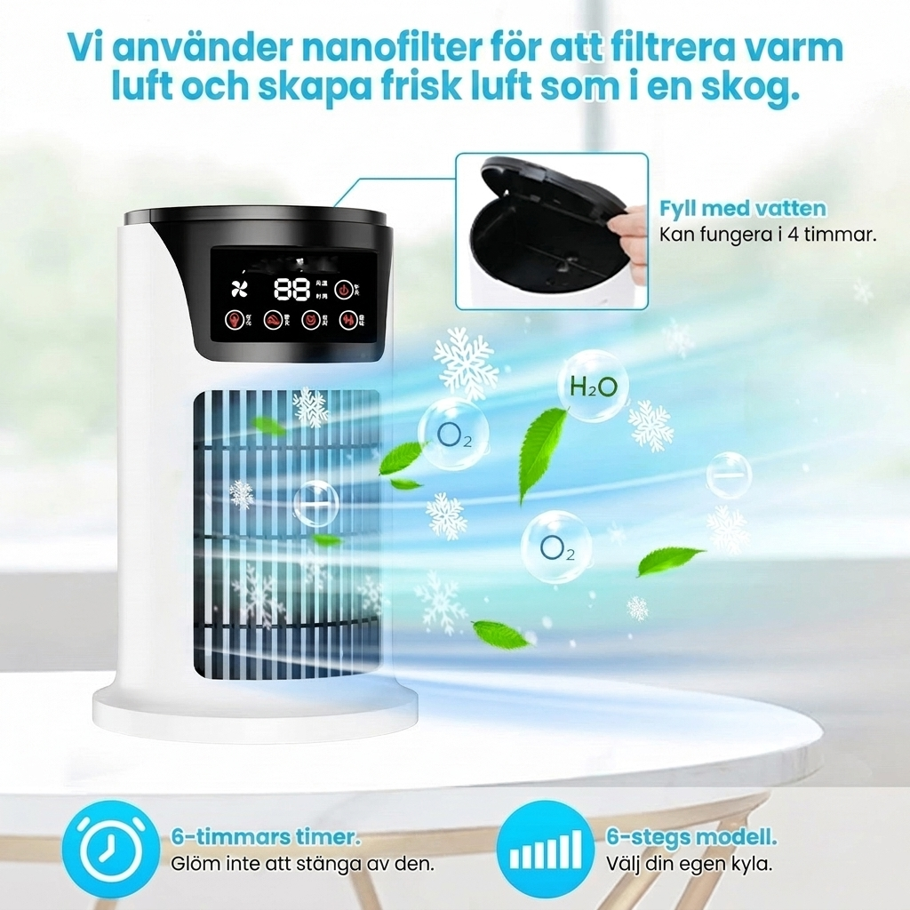 Portabel USB Mini Luftkylare