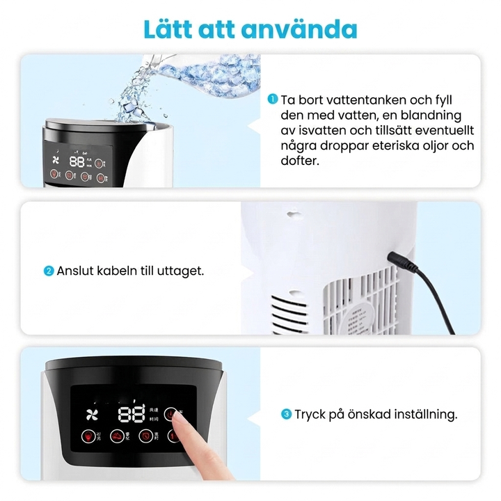 Portabel USB Mini Luftkylare