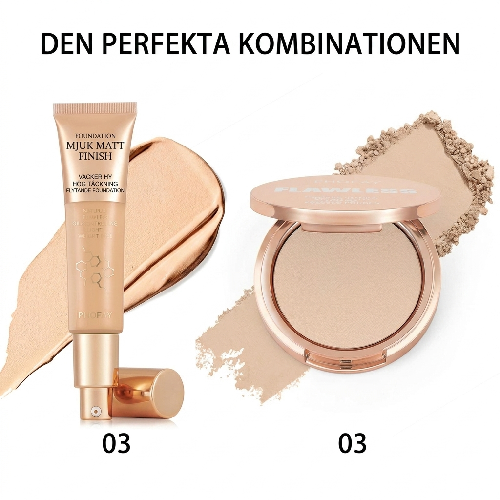 Matte Setting Pressad Puder