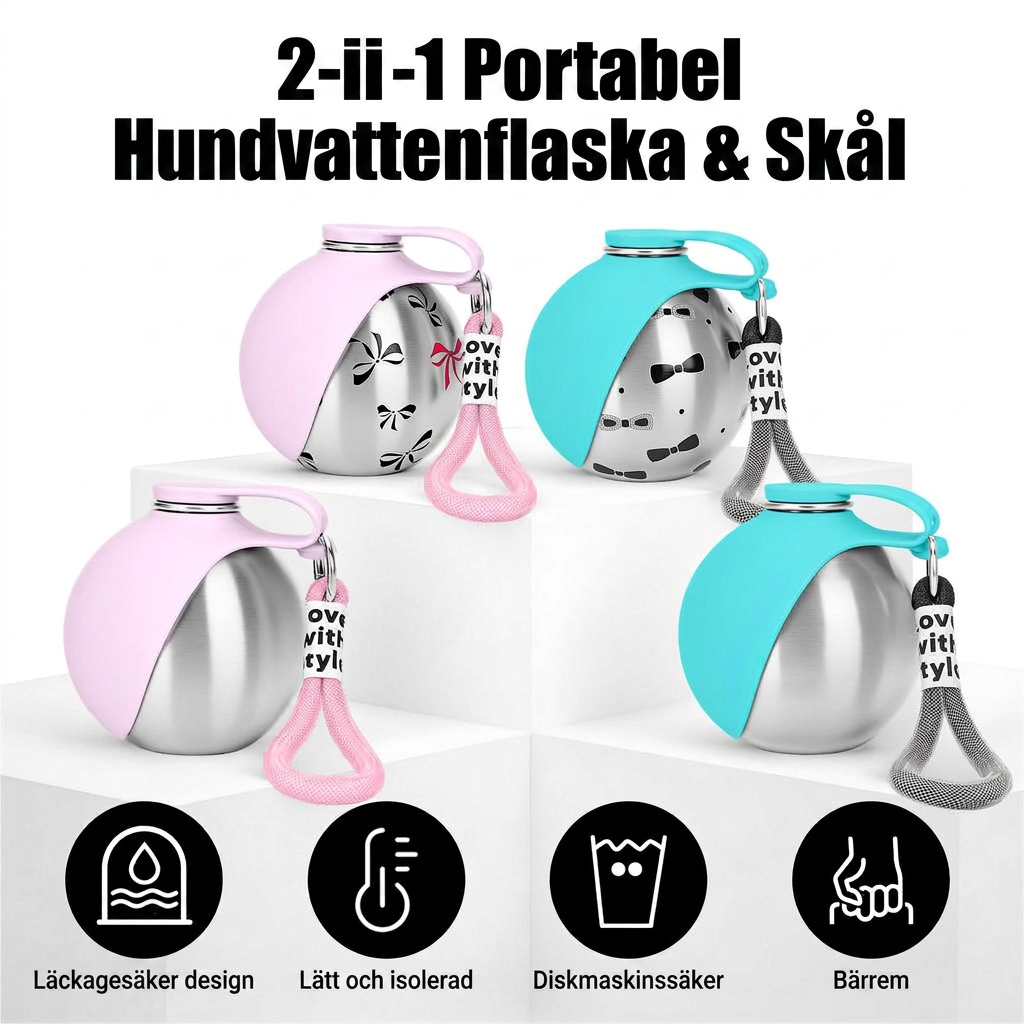 Bärbar Vattenflaska för Hundar