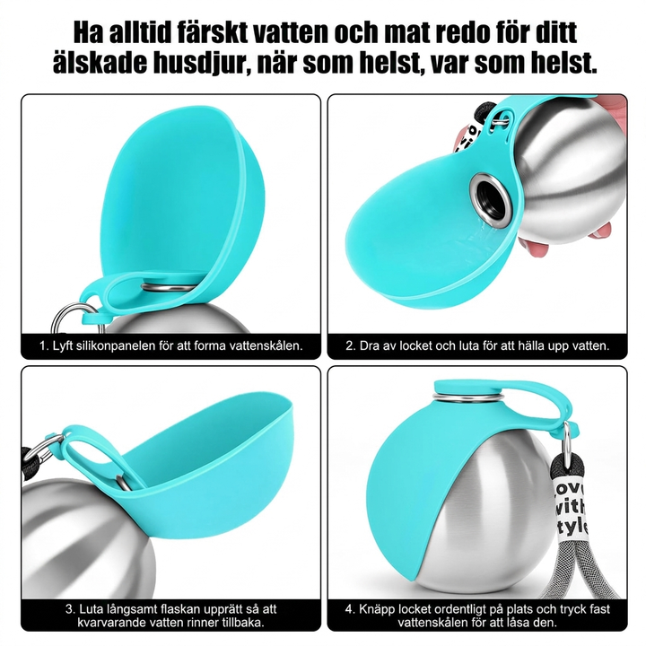 Bärbar Vattenflaska för Hundar