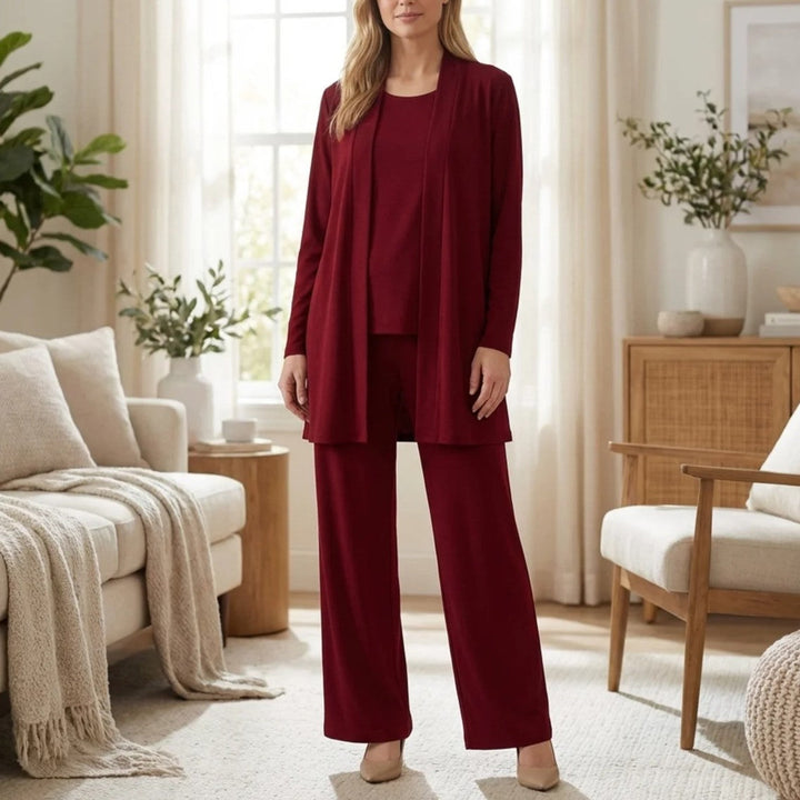 3-delat Koordinerat Långärmat Byxdress