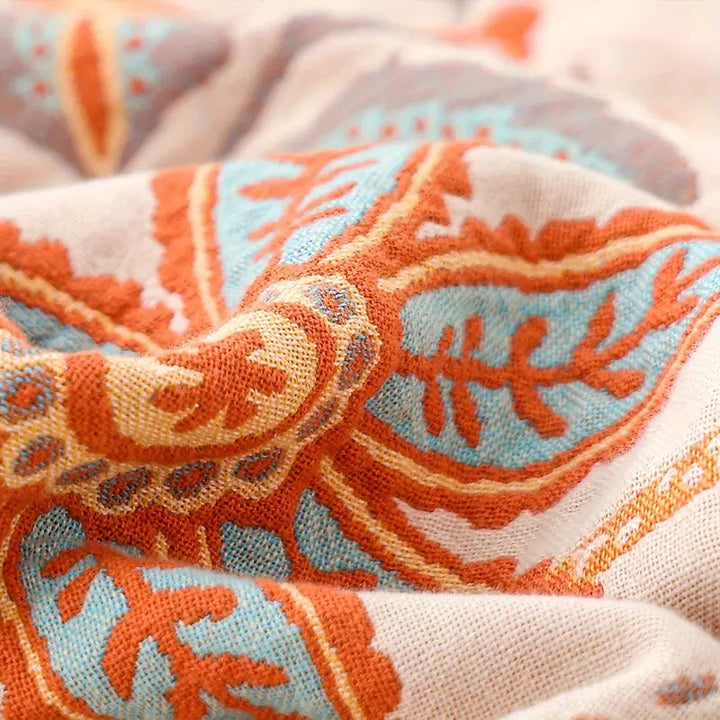 Mysig Blommig Filt blommig Boho