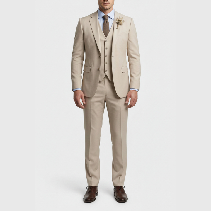 Slim Fit 3-delad Formell Kostym