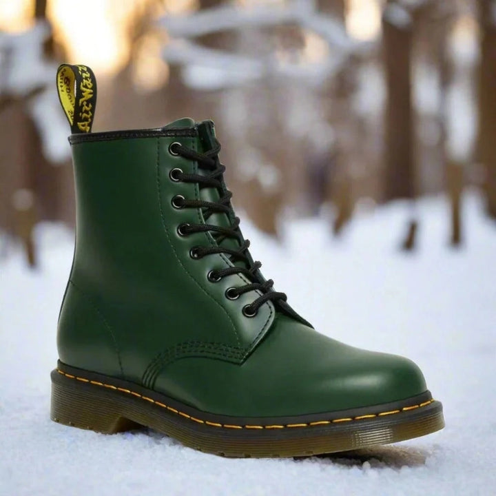 Stiefeletten mit Schnürung und Profilsohle – Stiefeletten für den Alltag